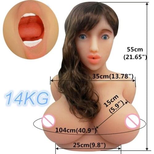 Love doll real doll Adult sex doll head sale huge chest masturbation sex toy Japan lifelike silicone reality reality doll men