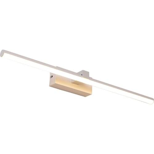 Fashion LED Wall Lamps For Bathroom Bedside Modern Mirror Front Light Black&White Finished LED Wall Lights AC220V110V