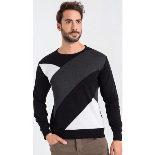 Heyss O Neck Male Knitwear Sweater