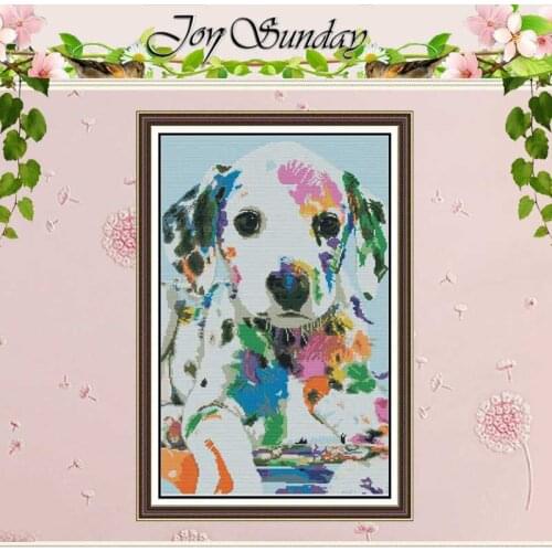 Dalmatian dog animals Counted Cross Stitch 11CT Printed 14CT Cross Stitch Sets Chinese Cross-stitch Kits Embroidery Needlework