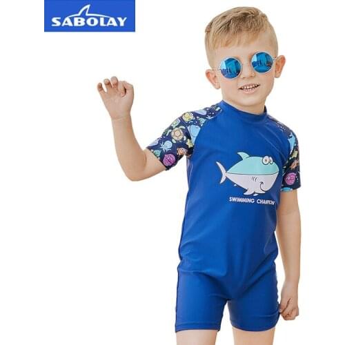 Neoprene Kids Diving Suit Wetsuit One-piece Short Sleeves Children short Snorkeling Surfing Swimwear