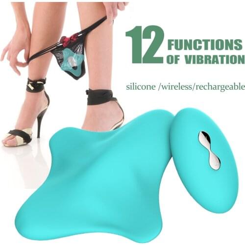 Invisible Wearable Strapon Dildo Clitoris Stimulator Wireless Remote Control Silicone Waterproof Vibrator Panties Sex for Couple