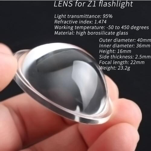 LENS for Convoy Z1 flashlight