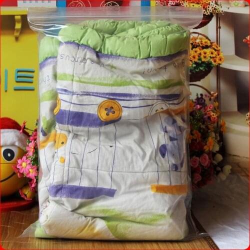 2018 Rushed Cling Film 10pcs 38x53cm 200microns Thickness Plastic Transparent Bag , Zipper lock Clear Packaging Package Bags