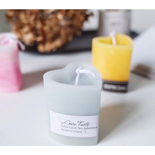 Aroma Gypsum Plaster Silicone Mould 3D Love Heart Silicone Mold Home Decoration Chrismas Party DIY Love Heart Candle Resin Mold