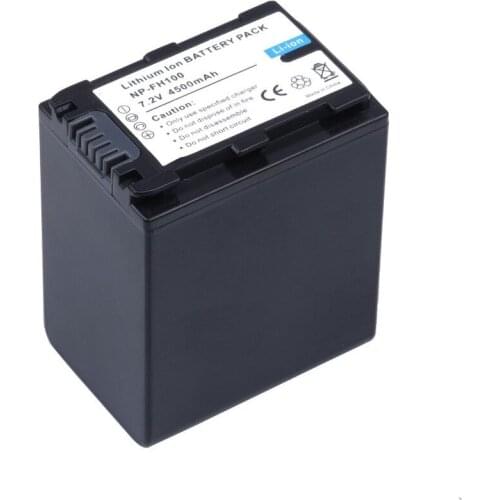 1* 4500mAh NP-FH100 NP FH100 Battery For SONY NP-FH70 FH50 FH30 DCR-SX40 SX40R Free shipping