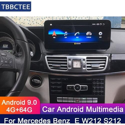 10.25 inch 4G 64G Android For Mercedes Benz MB E W212 S212 2010~2016 NTG Car Radio Screen GPS Navigation Bluetooth WiFi Navi