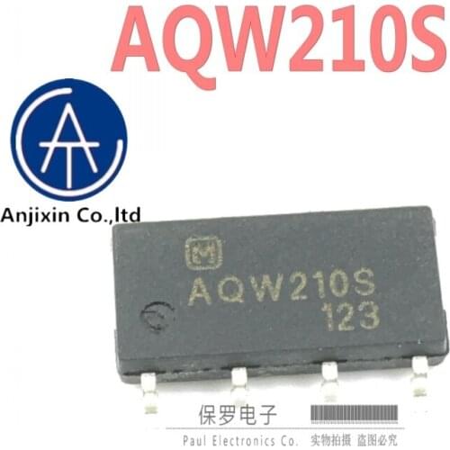 10pcs 100% orginal new real stock Optocoupler solid state relay AQW210S AQW210SX SOP-8
