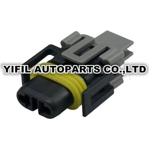 10pcs/lot 2 Pin/Way H11 Fog Lamp Harness Connector Automotive Waterproof Connector HID Xenon Lamp Plug
