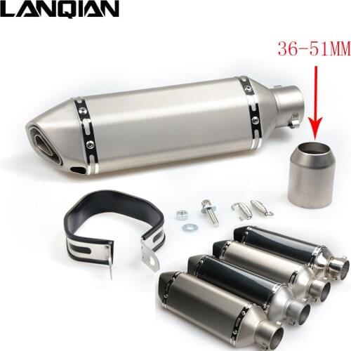 38- 51MM Carbon fiber Motorcycle Escape Modified Muffle Exhaust Pipe for DUCATI 748/750SS MTS1000SDS/DS MTS1100/S ST4/S/ABS 899