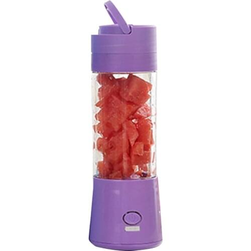 380ml Portable Blender Electric Fruit Juicer Mini Electric Juice Cup For Shakes And Smoothies Usb Charging