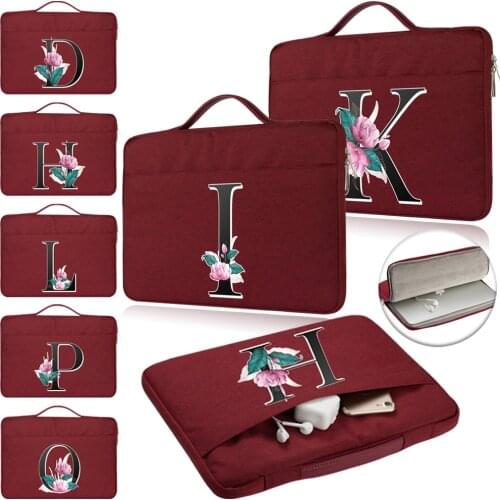 For Apple Pro 13/Air 13/Pro 15/Air 11/White 13/Old White 13/12" Travel Bag Letter Pattern Business Laptop Waterproof Sleeve Case