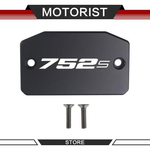 FOR BENELLI 752S 752 S 2018 CNC Aluminum Motorcycle Brake Fluid Fuel Reservoir Tank Cover Cap