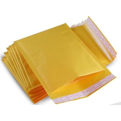 Kraft Paper Bubble Padded Envelopes Mailers Shipping Case Air Bags Packing Bubble Cushioning Padded gift Wrap 140mmX160mm new