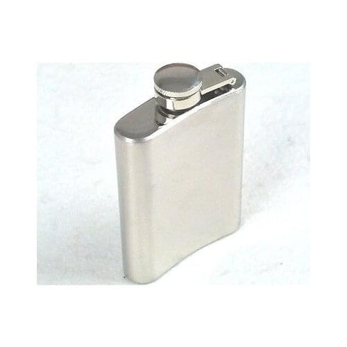 New Stainless Steel Hip Liquor Alcohol Flask+Funnel Cap 3.5oz