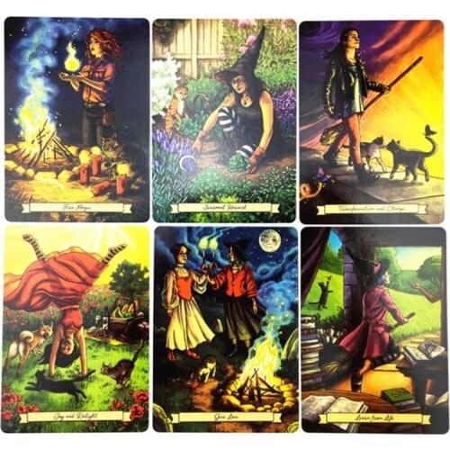 2021 New Everyday Witch Oracle 40 Card Deck Tarot Full English Board Game Divination Fate