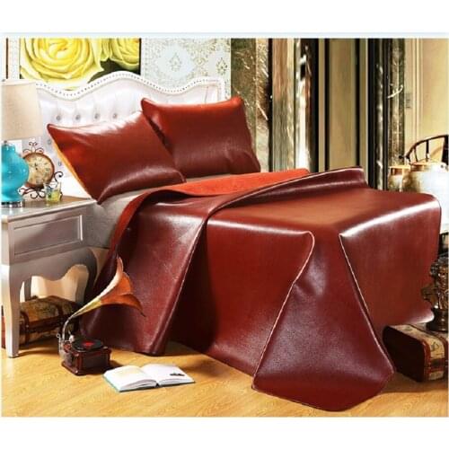 Cowhide Bed Pad Bed-mat For Summer Fitted Sheet House Bedding King Queen 180x200cm