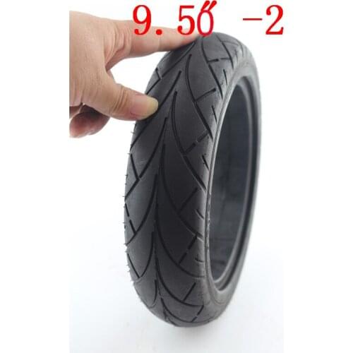 Durable 9.5 inch electric car pneumatic tire 9.50-2 electric scooter solid tire without inner tube and outer tube