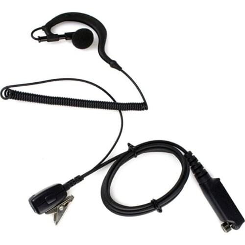 PTT MIC G Shape Earpiece Headset for Sepura STP8000 Walkie Talkie Ham Radio Hf Transceiver Handy C1035A