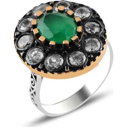 Silver 925 Sterling Zircon Cubic Zirconia Authentic Ring