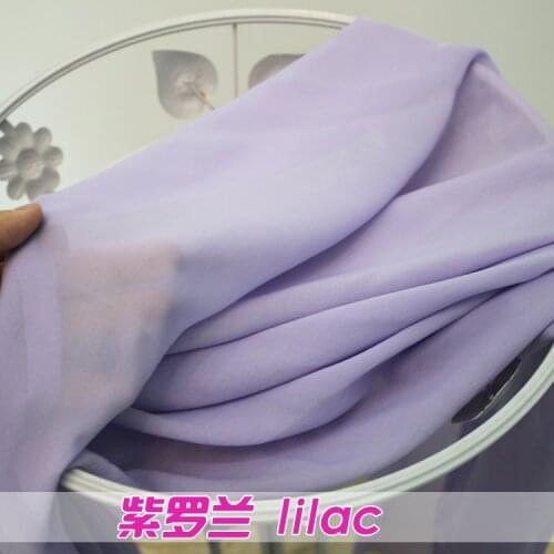 Lilac Chiffon Fabric Sheer Bridal Wedding Dress Lining Fabric Skirt 60" Wide 5 Yards Per lot Free Shipping