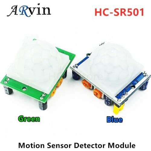 1pcs/lot HC-SR501 Adjust IR Pyroelectric Infrared PIR Motion Sensor Detector Module for arduino for raspberry pi kits