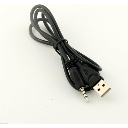 10pcs 3.5mm Male Plug Jack To USB 2.0 A Male Car AUX Audio Adapter Converter Cable 3ft