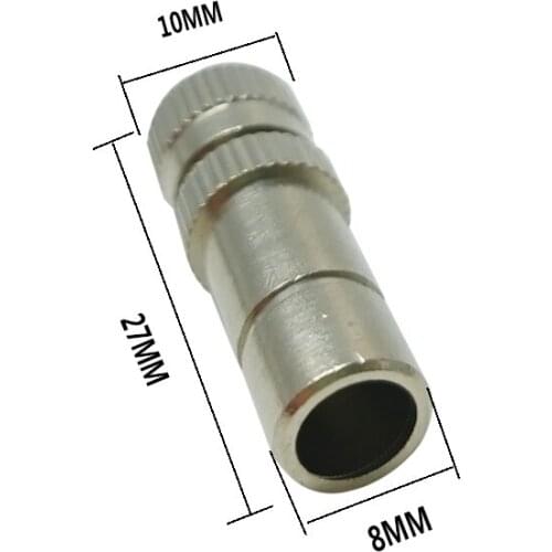 10PCS High Quality Anti-drip Fog Misting Nozzles 8mm Quick Slip Lock 5~20Bar Nozzle Irrigation Sprinklers 0.1mm-0.6mm