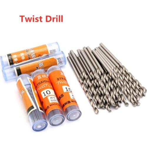 50pcs 0.6-3.0mm Diamond Drill Bits Twist Drill Bits Hole Drilling Tools For Glass Tile Stone Diamond Glass Tile Stone Tipped