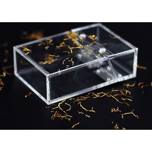 B2RB Acrylic Transparent Smoke Cigarette Case Storage Box for Holding 20 Sticks Package Tobacco Container Christmas Gift