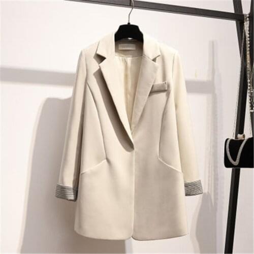 Tooling Blazer Women Suit 2020 New Fashion Spring Autumn Blazers Korean Fashion Casual Loose Suit Jacket Female Outerwear
