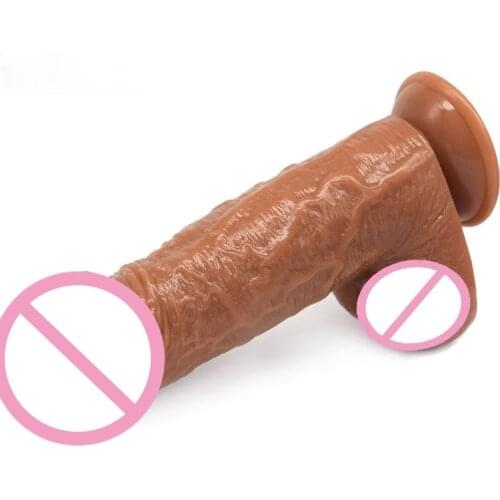Women Sex Toys Large Giant Dildo Stout Artificial Penis Big Sucker Hand-held Adult Toys Realistic Dildo Black