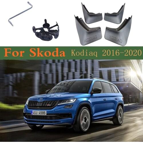 Over Fender Mud Flaps Guard Splash Flap Mudguard Car Mudflap Fender For Skoda Kodiaq Accessories NS7 2016-2020 2018 2019