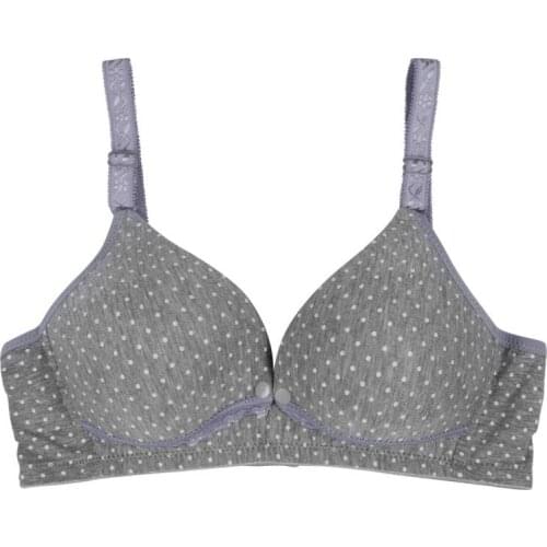 2019 Maternity Nursing Feeding Bra Solid Pregnant Cotton Bras Cotton Women Underwear Breast Feeding Bra