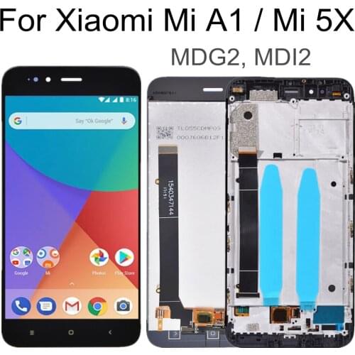 For Xiaomi Mi A1 5X LCD Display Touch Screen Digitizer Assembly Replacement Accessories