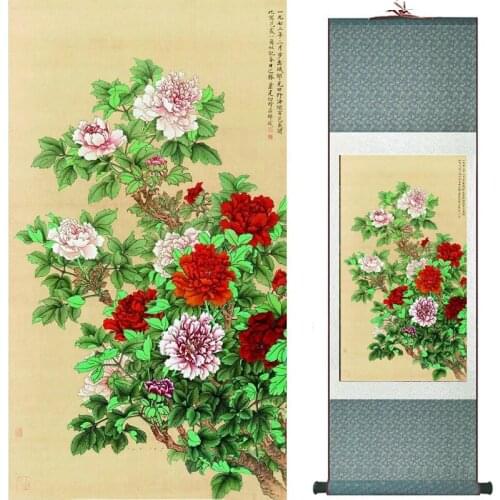 Birds and flower Art Painting Home Office Decoration Chinese scroll painting birds painting 19081730