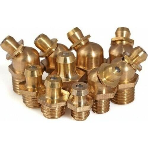 M6M8M10 Brass nozzle/pure copper through nozzle / 45 degree or 90 degree brass curved nozzle