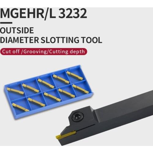 MGEHR3232-2 MGEHR3232-3 MGEHR3232-5 MGEHR3232-6 holder MGEHR grooving MGMN200 MGMN300 CNC Lathe Insert for Turning Tool