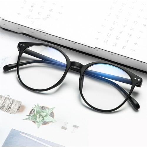 Fashion Women Glasses Vintage Round Frame Transparent Computer Glasses Luxury Optical Spectacle Eyewear