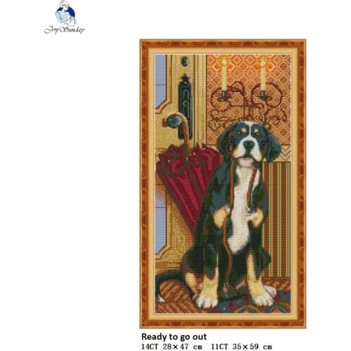 Ready to Go Out Counted Printed on Fabric DMC 14CT 11CT Cross Stitch kits Embroidery Needlework Accessories Sets Home Decoration