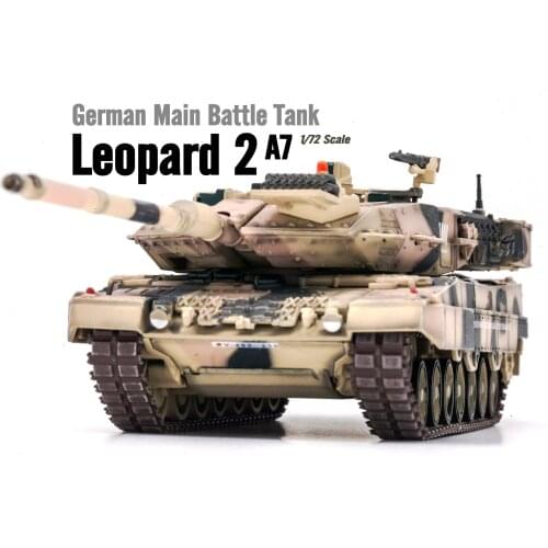 NEW Hot sale Die cast Military Diecast Tank Models 1/72 Leopard 2 A7+ Tank Models kids toys Collection Gift