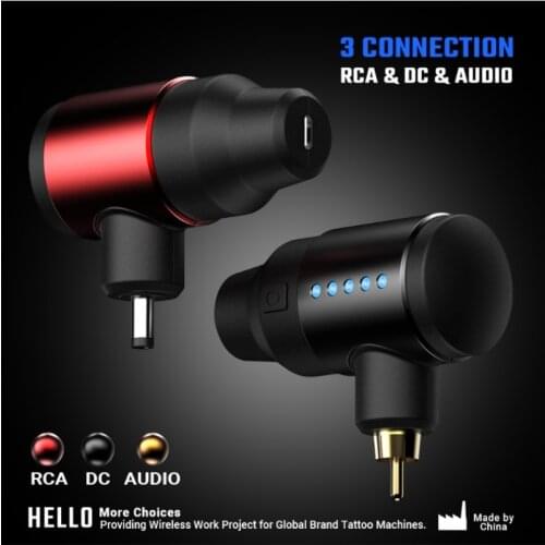 2019 Newst Tattoo Mini Power RCA DC Connection For Tattoo Rotary Machine Pen Free Shipping