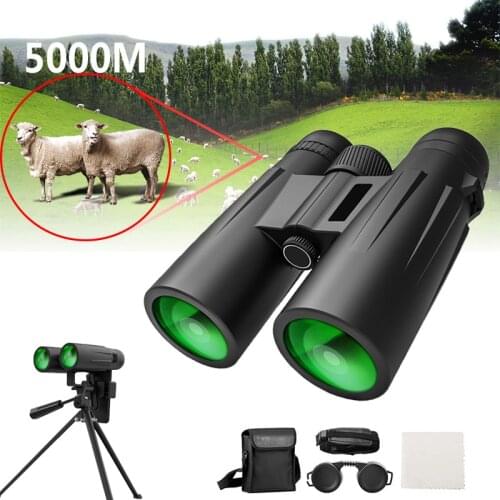 Professional Binoculars Telescope Long Range Waterproof Smartphone Camera HD BAK4 Low Light Night Vision Outdoor Camping Hunting