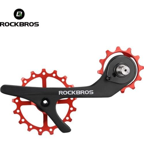 ROCKBROS Bike Carbon Fiber Bike Rear Derailleur 11 Speed Pulleys Jockey Wheel Set for cycling 9100 9150 R8000 R8050 R7000
