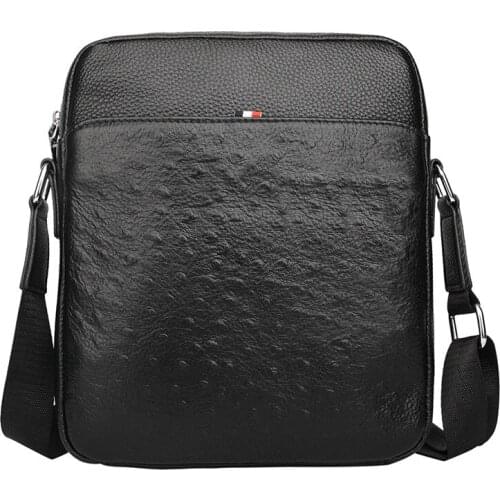 2021 New Luxury Alligator Mens Handbags Cow Genuine Leather Male Shoulder Bag Real Natural Leather Crossbody Bag Messenger Bags