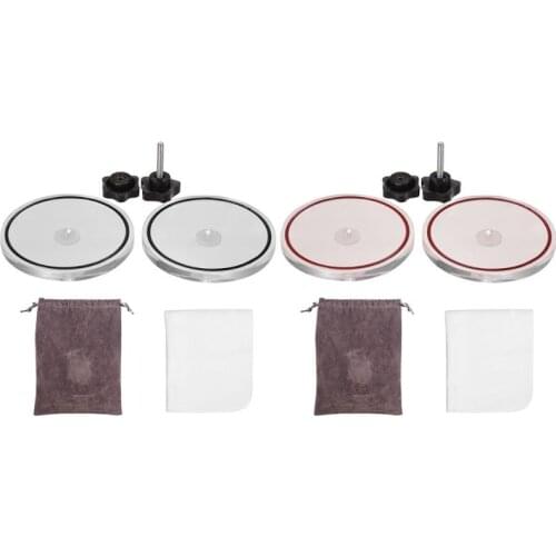 LP Vinyl Record Cleaner Clamp Vinyl Record Lable Saver Protector Waterproof Acrylic Clean Tool 50LA