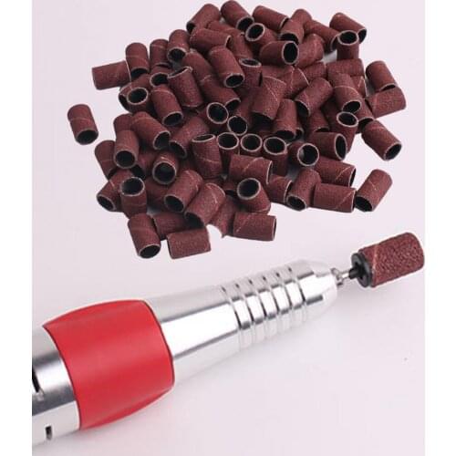 100 Pcs Nail Sanding Cap Everything For Manicure And Pedicure Tools Nail Files 100 To 180