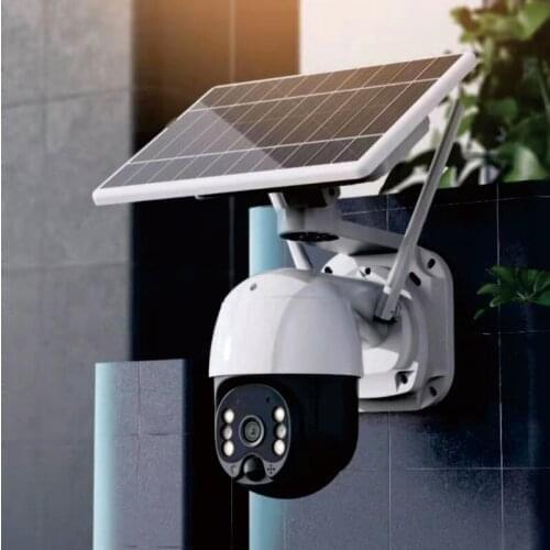 3MP WIFI Low Power Solar camera Dual audio Voice Intrusion Alarm Cam Solar Panel Outdoor Monitoring Waterproof Camera
