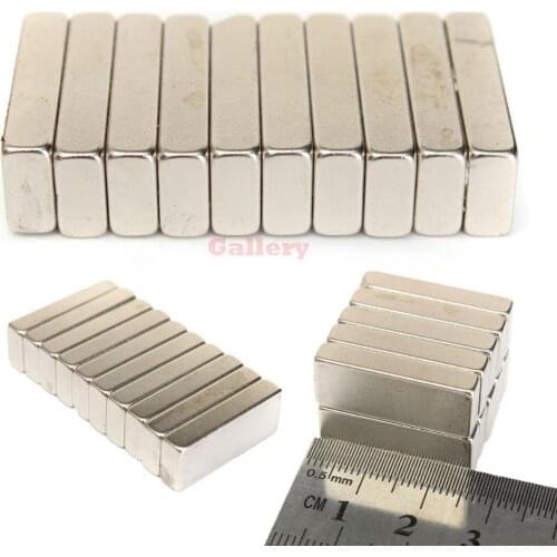 30pcs N52 25x10x5mm Rectangular Block Magnets Strong Rare Earth Neodymium Magnets