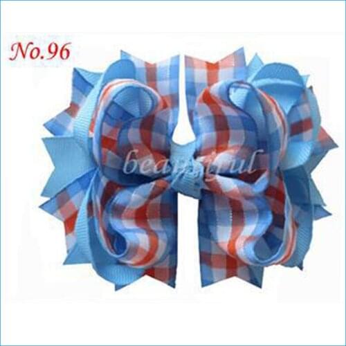 300 BLESSING Good Girl Hair Accessories 4.5"B- Blossom Bow Clip 117 No